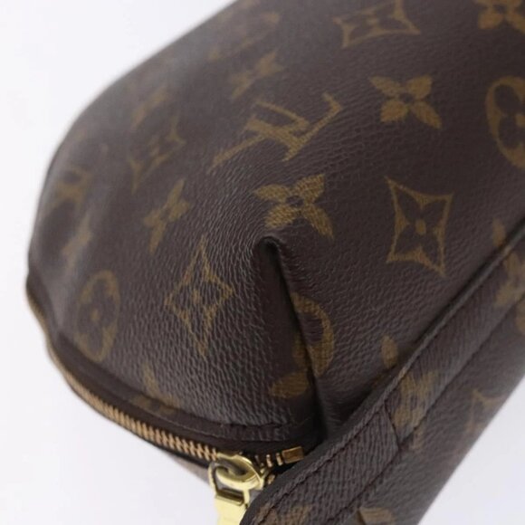 LOUIS VUITTON Monogram Trousse Demi Ronde Cosmetic Pouch M47520 LV Auth 133103 - Picture 8 of 16